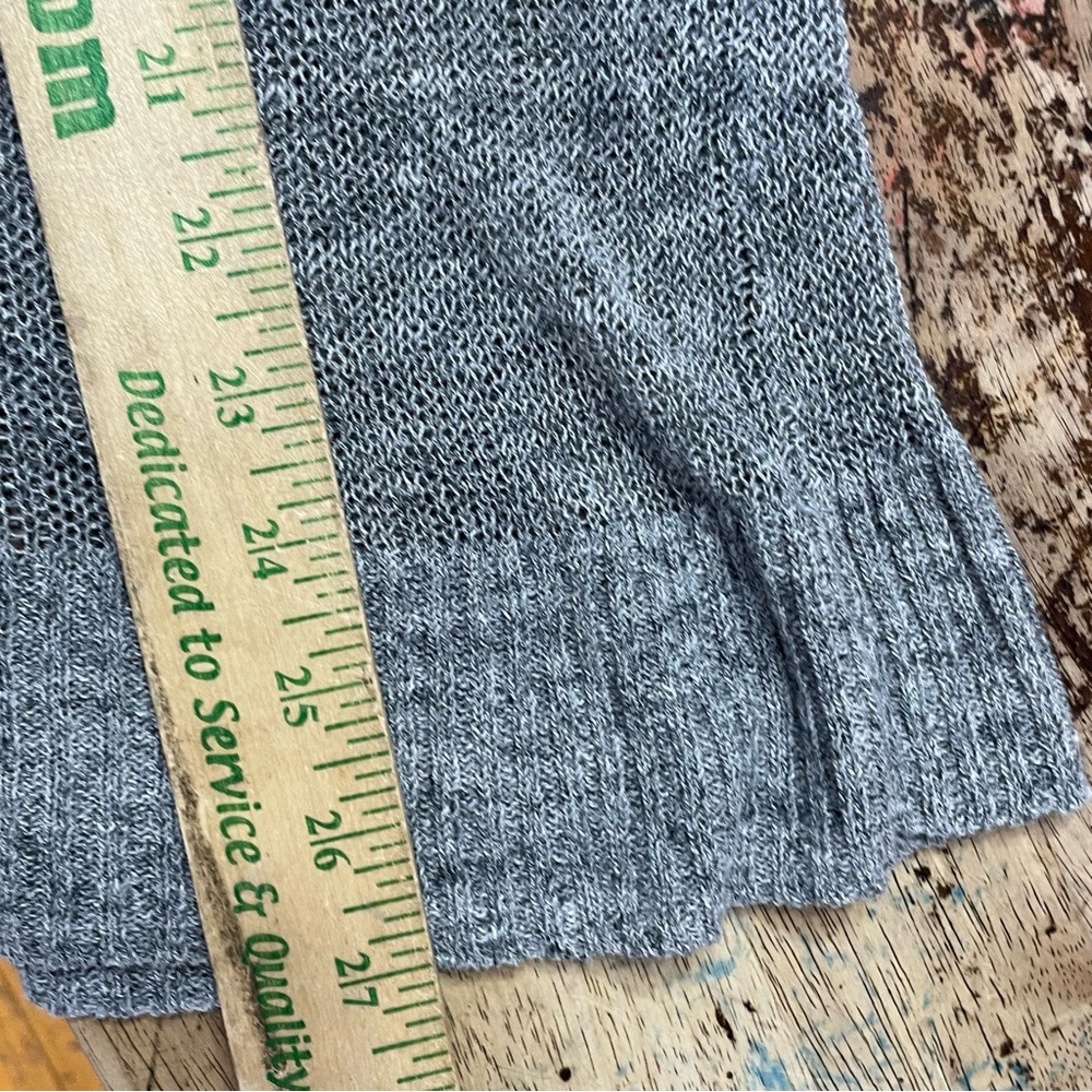 THE Fisher Project Open Knit Linen Tunic Sweater XL FLAW - Picture 8 of 8